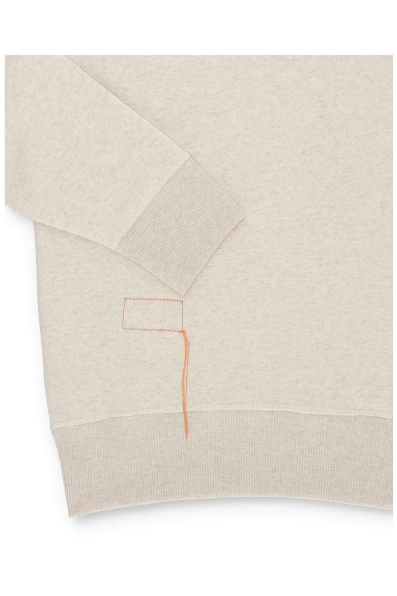 Idaho Cotton 3/4 Zip Sweatshirt, Alternate, color, OFF WHITE