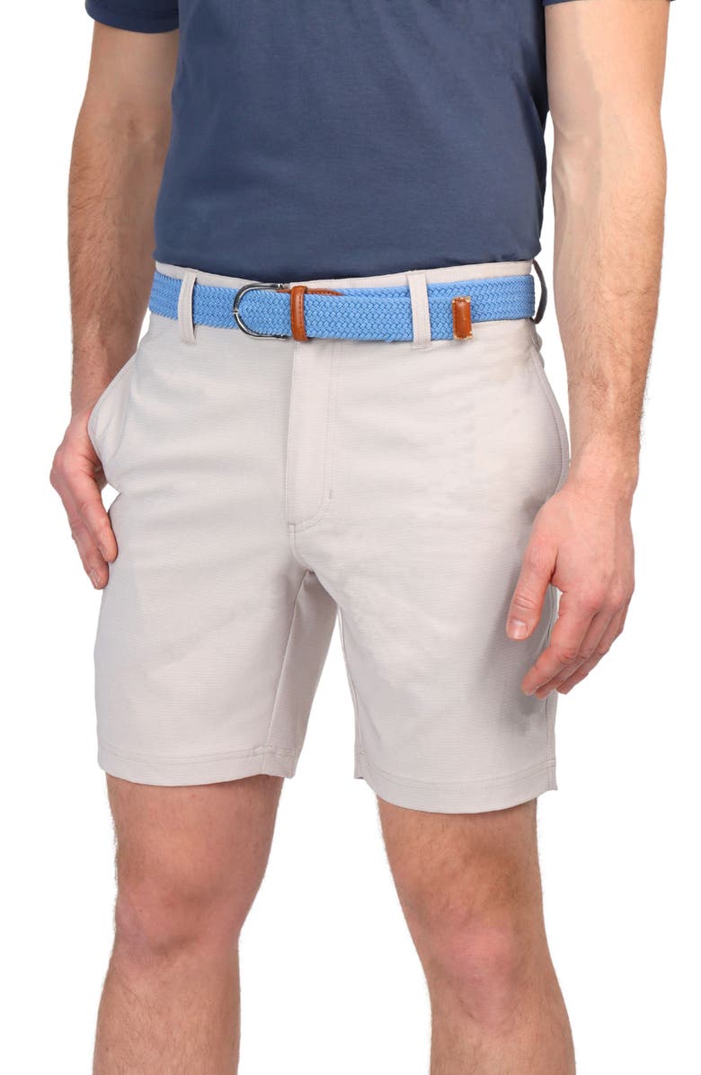 TailorByrd Grid Performance Shorts, Alternate, color, Stone