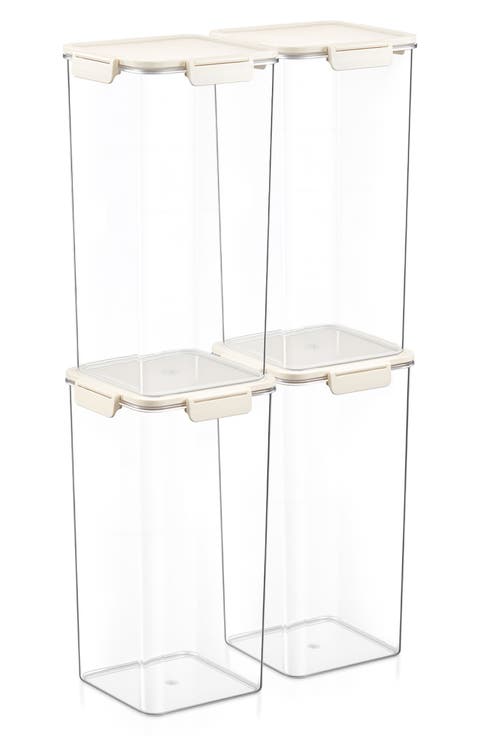 Set of 4 Airtight Food Storage Containers