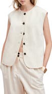 AllSaints Payton Pinstripe Vest