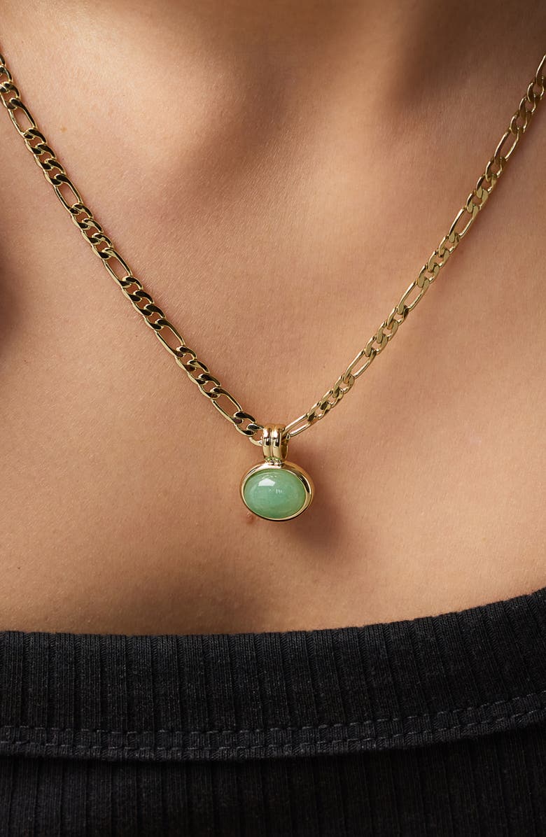 Ana Luisa Gemstone Necklace - Meesh, Alternate, color, Gold