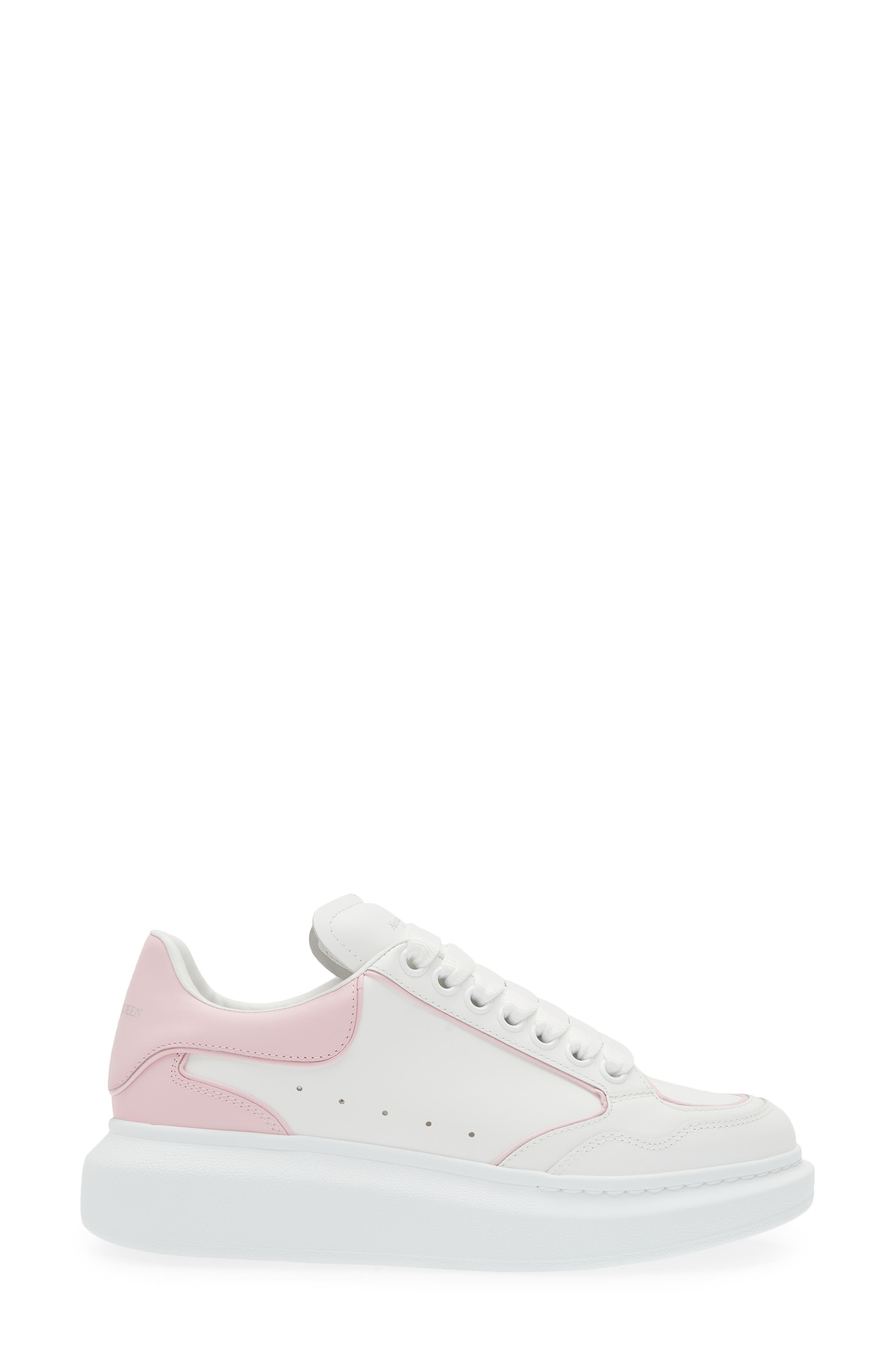 Oversize Sneaker, Alternate, color, WHITE/ PINK