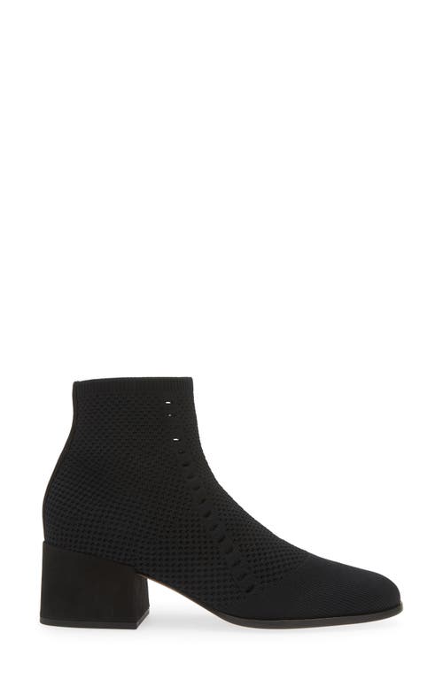 Eileen Fisher Womens Suede Trim Stretch Booties In Black