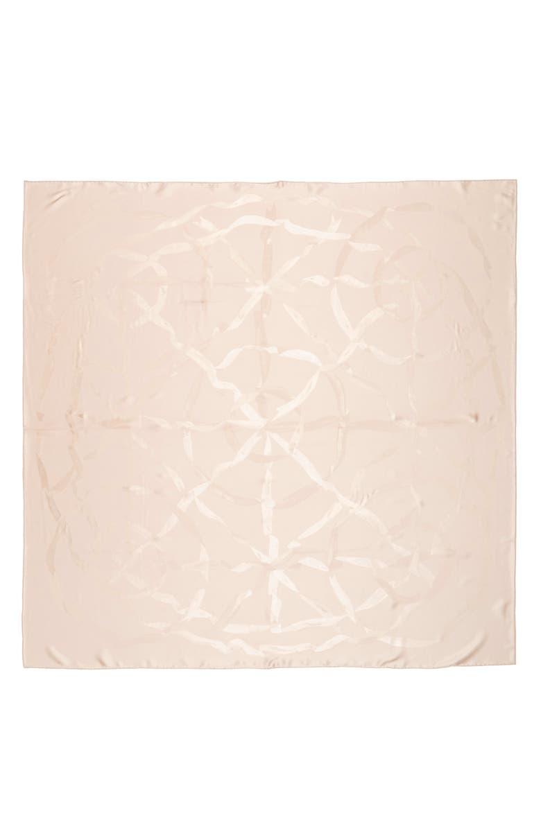 Chloé Ribbon Jacquard Silk Scarf, Main, color, 