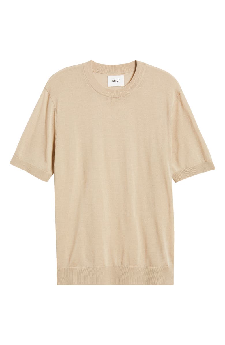 NN07 Harold 6584 Short Sleeve Wool Blend Crewneck Sweater, Alternate, color, 