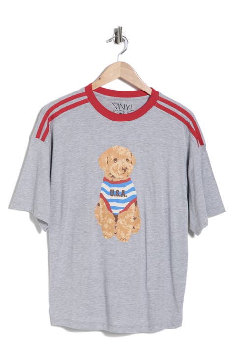 Puppy Athletic Graphic T-Shirt