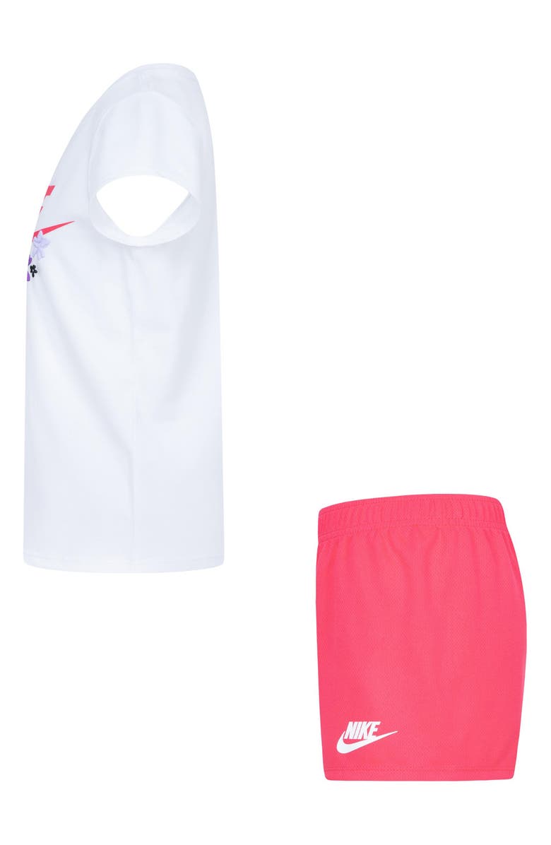 Nike Kids' Fresh Cut Graphic T-Shirt & Shorts Set, Alternate, color, Aster Pink