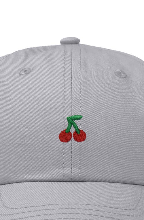 Dalix Lil Cherry Dad Cap In Gray
