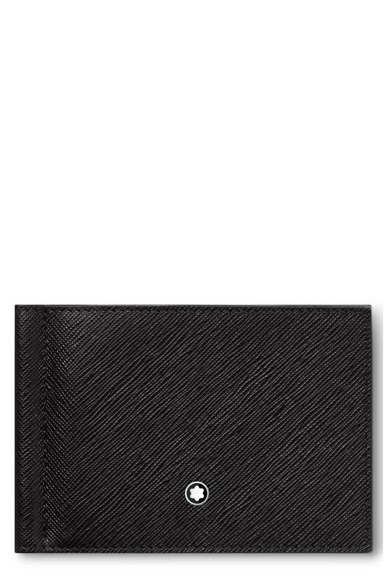 Sartorial Leather Bifold Wallet, Main, color, BLACK