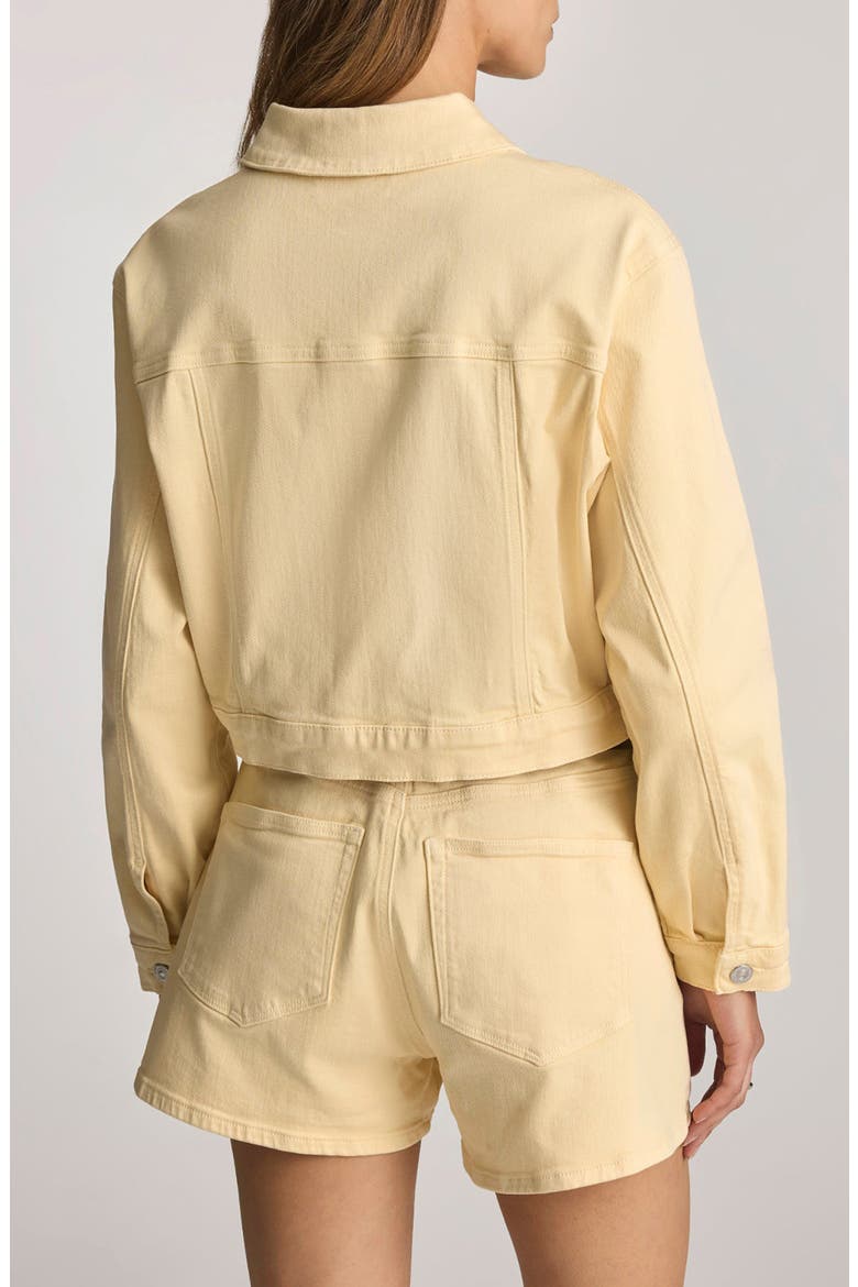 Harmony Denim Trucker Jacket, Alternate, color, FADED LEMON DENIM
