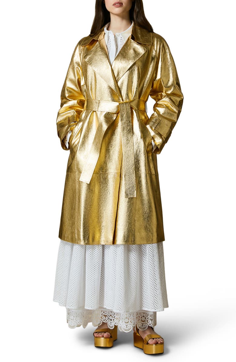Marina Rinaldi Eleganza Trench Coat, Main, color,