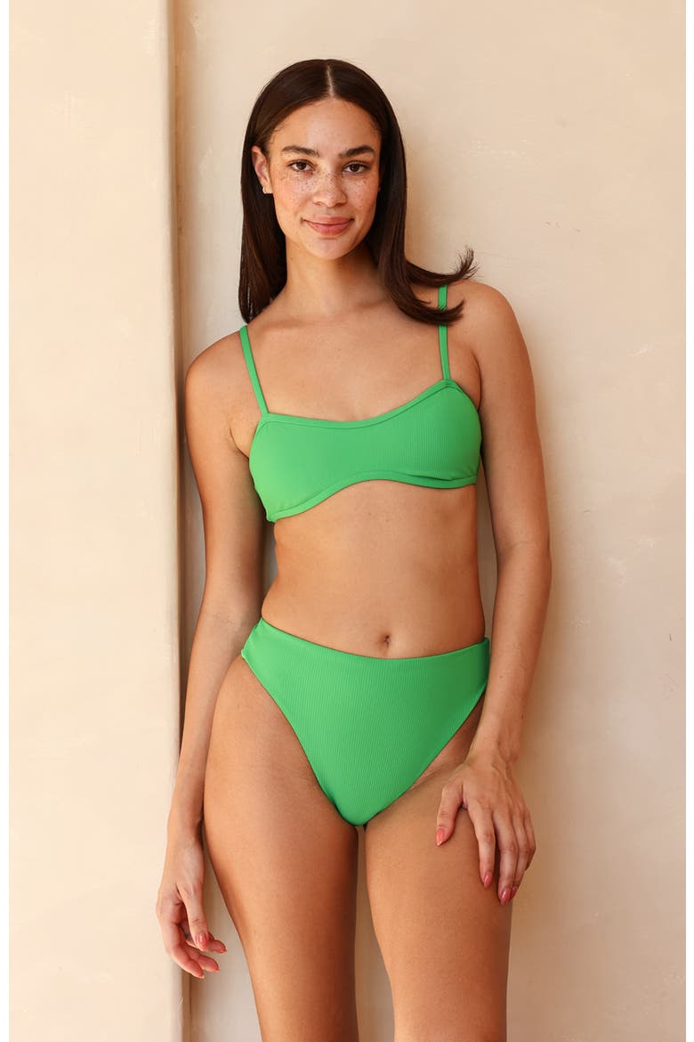 Blair Scoop Neck Bikini Top, Main, color, Paradise Palms