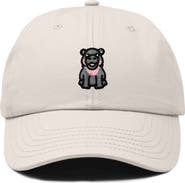 Dalix Hippo Embroidered Adjustable Hat