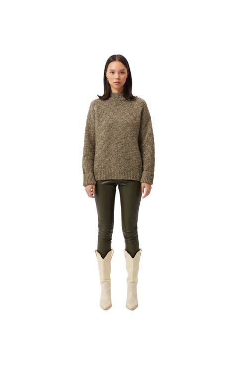 Basket-Weave Cashmere Sweater