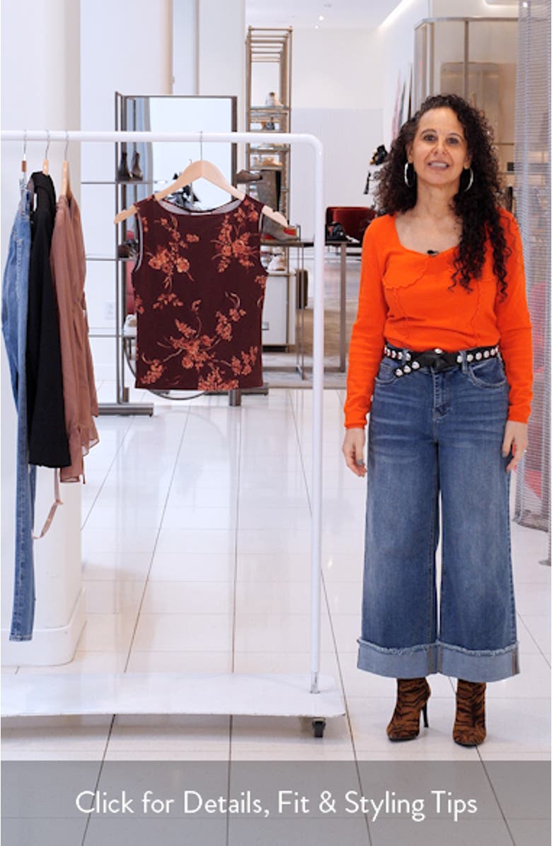 Dusk Sleeveless Knit Crop Top, sales video thumbnail