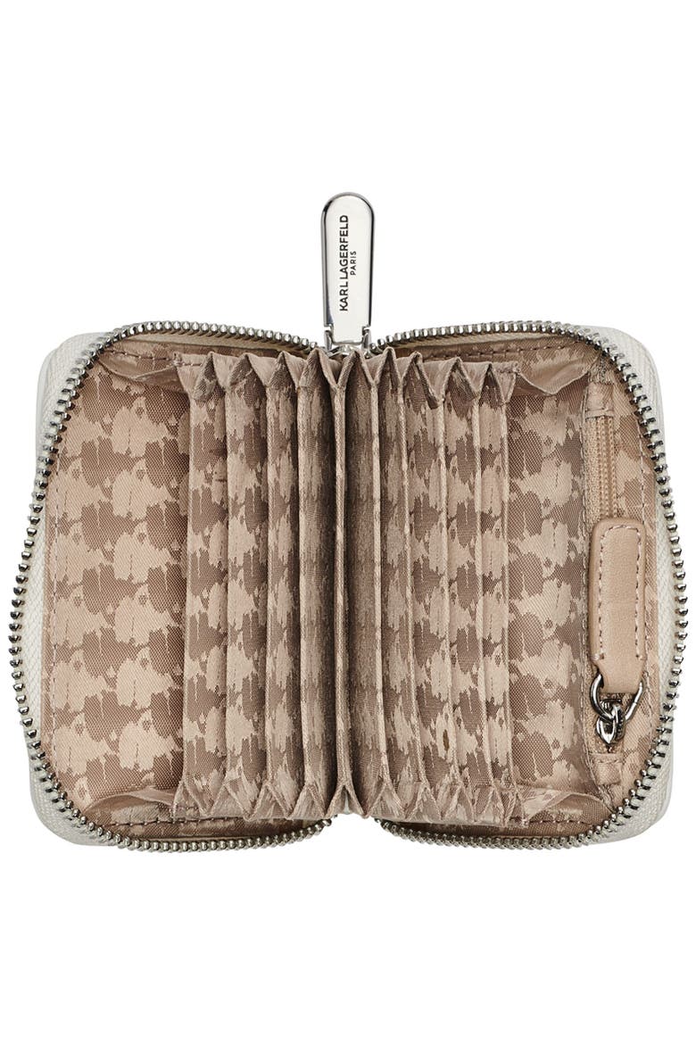 Maybelle Wallet, Alternate, color, White/Black Print