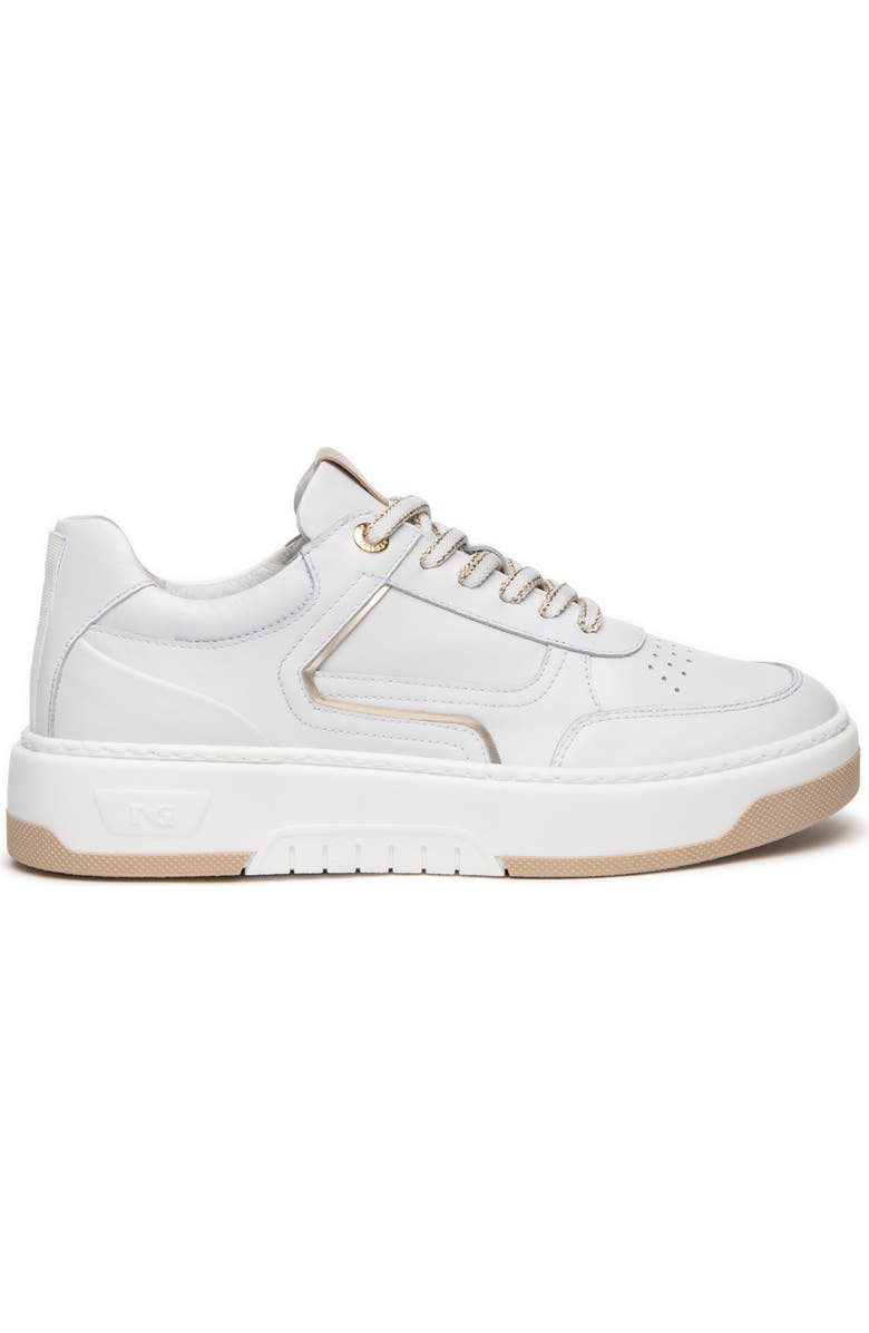NeroGiardini Clean Retro Sneaker, Alternate, color, White