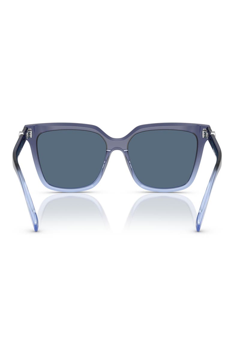 56mm Square Sunglasses, Alternate, color, DARK BLUE