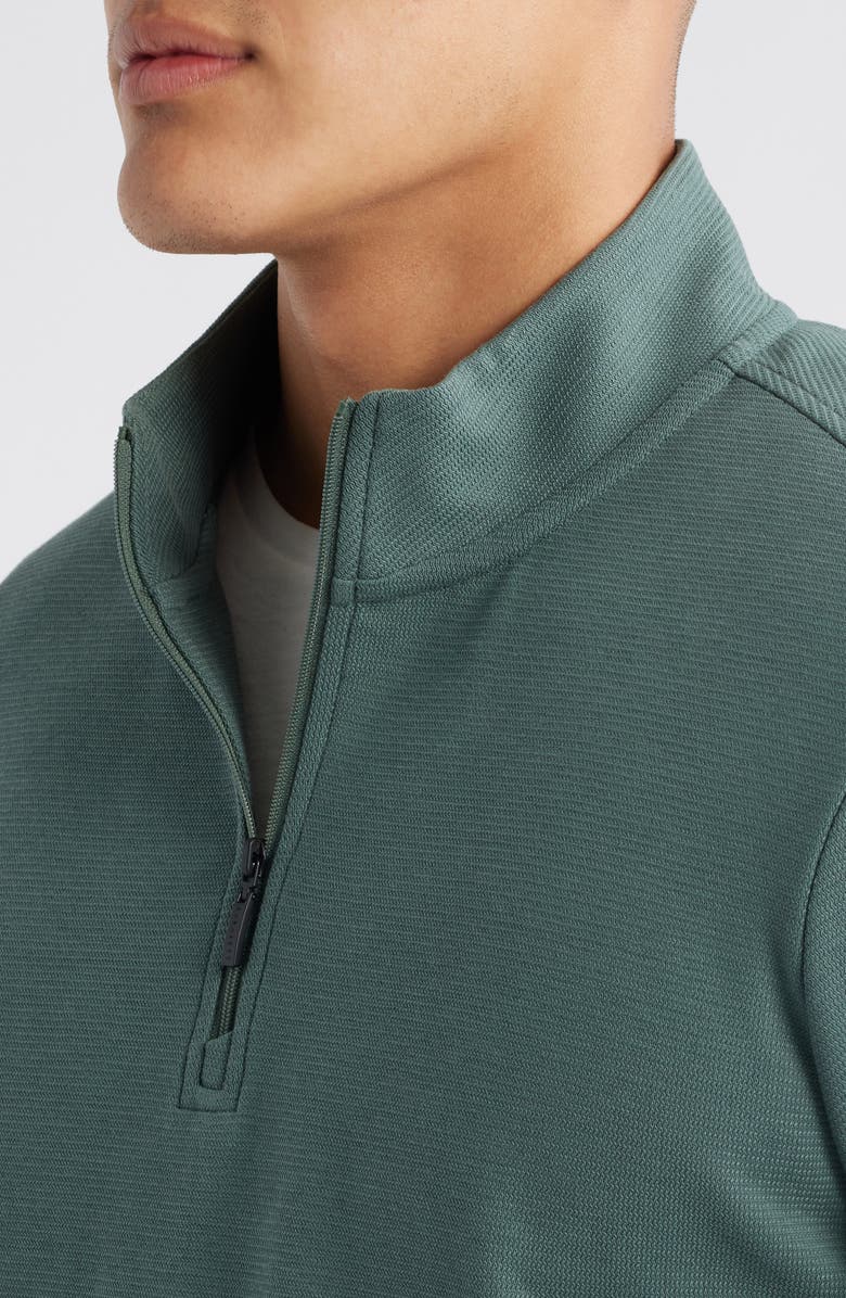 Robert Barakett Karuna Half Zip Pullover, Alternate, color, Balsam Green