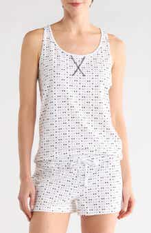 Calvin Klein Jersey Tank & Shorts Pajama 2-Piece Set