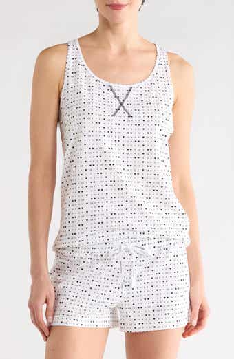 Calvin Klein Jersey Tank & Shorts Pajama 2-Piece Set