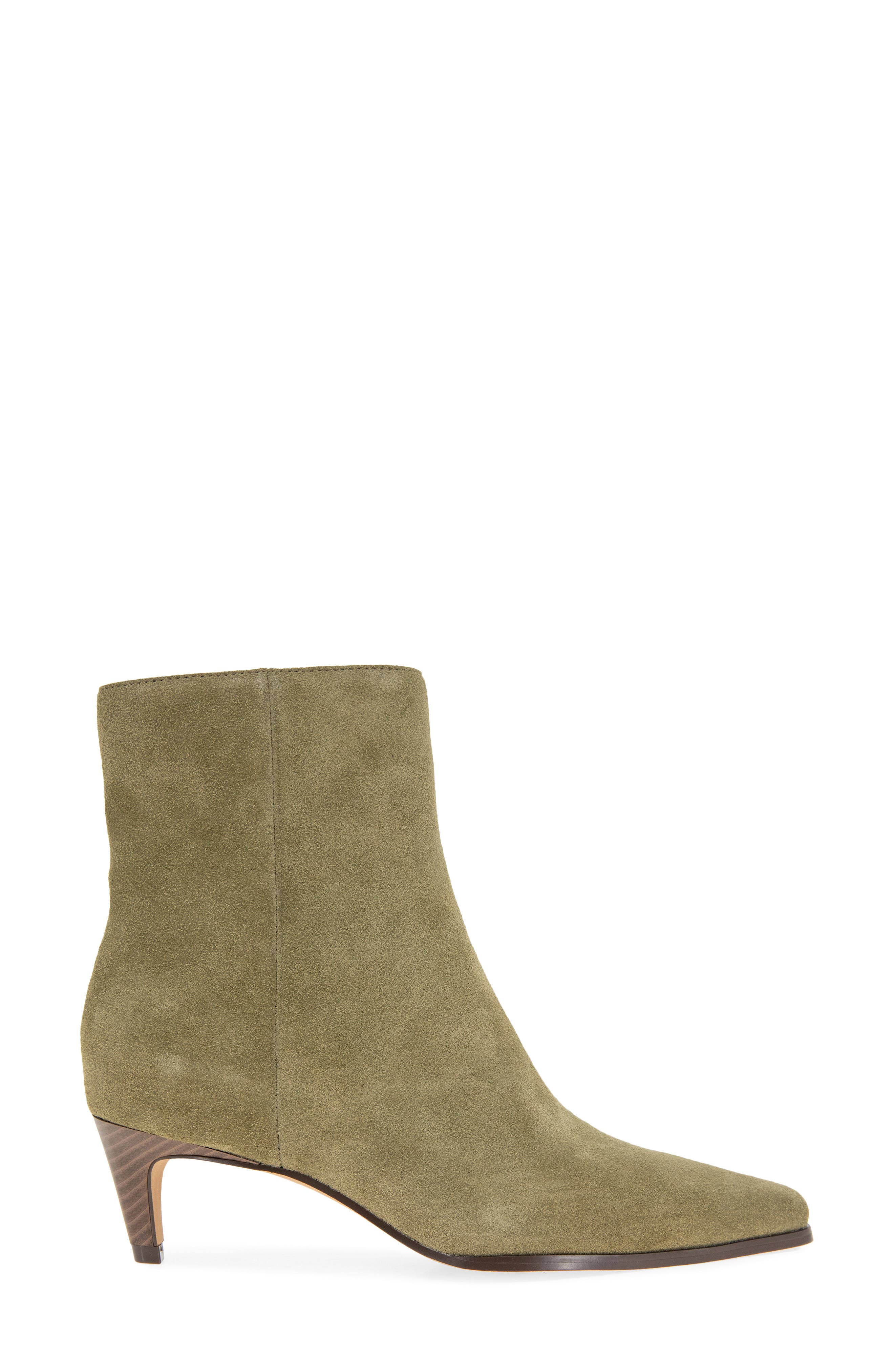 Splendid Jennifer Side Zip Ankle Bootie, Alternate, color, Olive