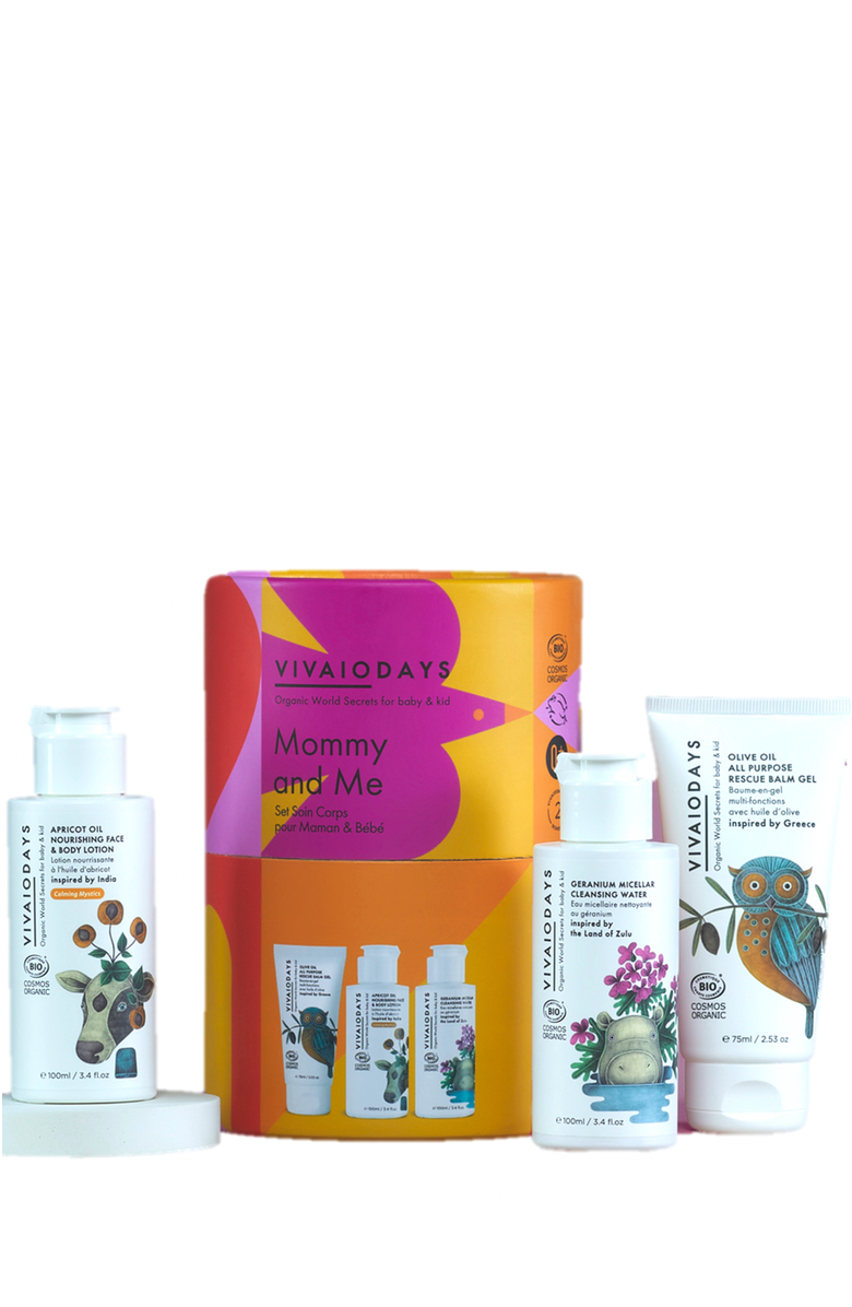 VIVAIODAYS Mommy & Me Gift Set, Main, color, Orange