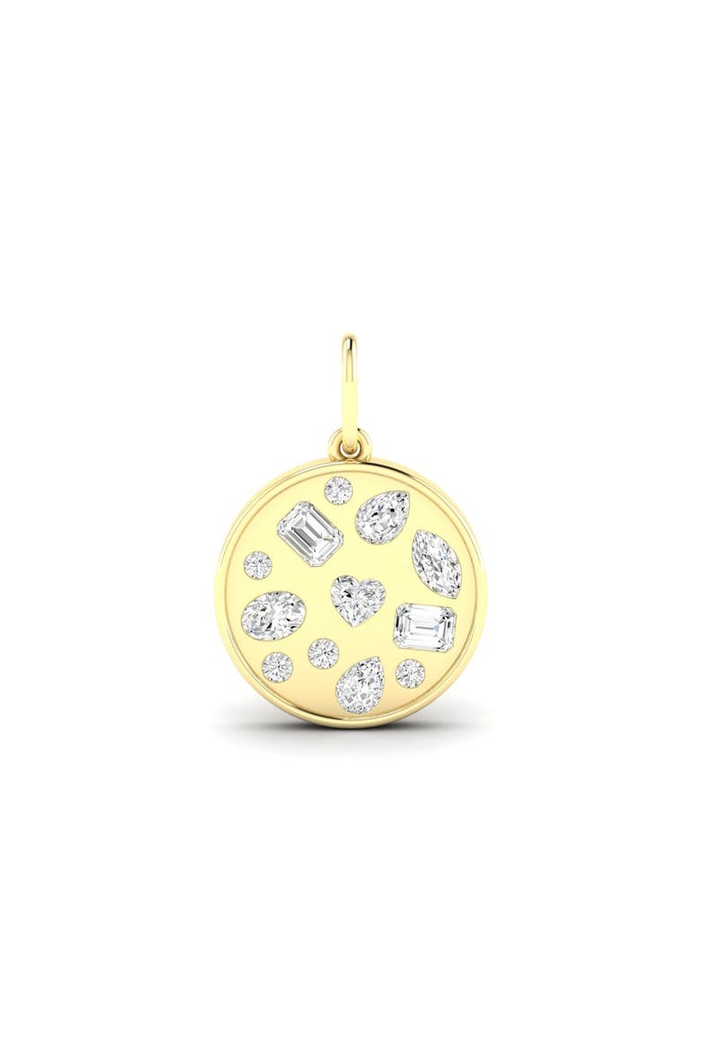 Multi-Shape Inlay Coin in 14K, Main, color, Yellow Gold