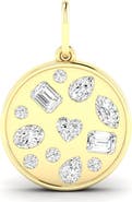 Everlee Multi-Shape Inlay Coin in 14K