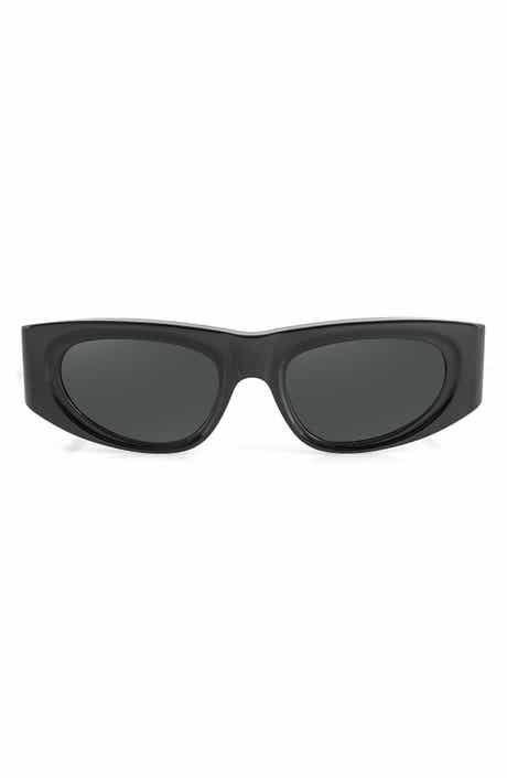 AQS Valentina 55mm Polarized Oval Sunglasses
