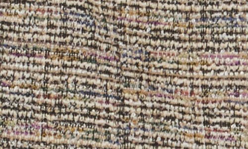 Amanda & Chelsea Lady Like Bouclé Jacket In Brown