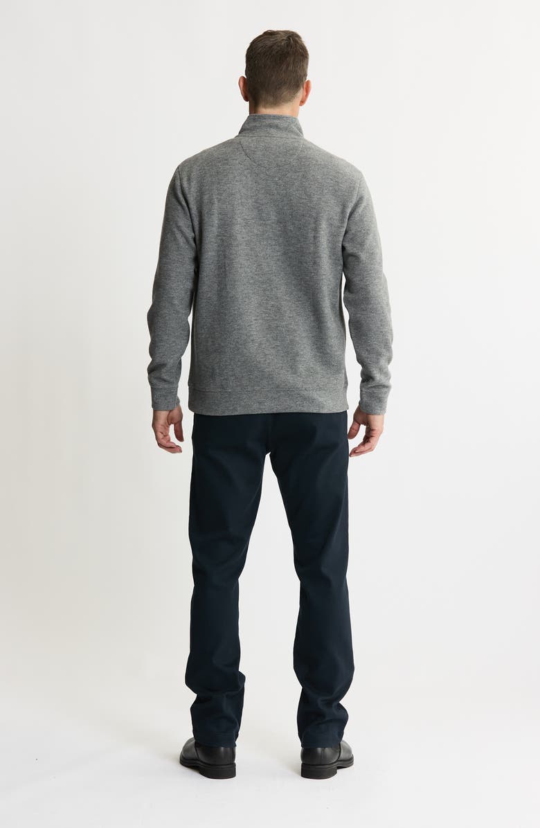 JACHS Cut Sew Half-Zip Knit Sweatshirt, Alternate, color, Grey