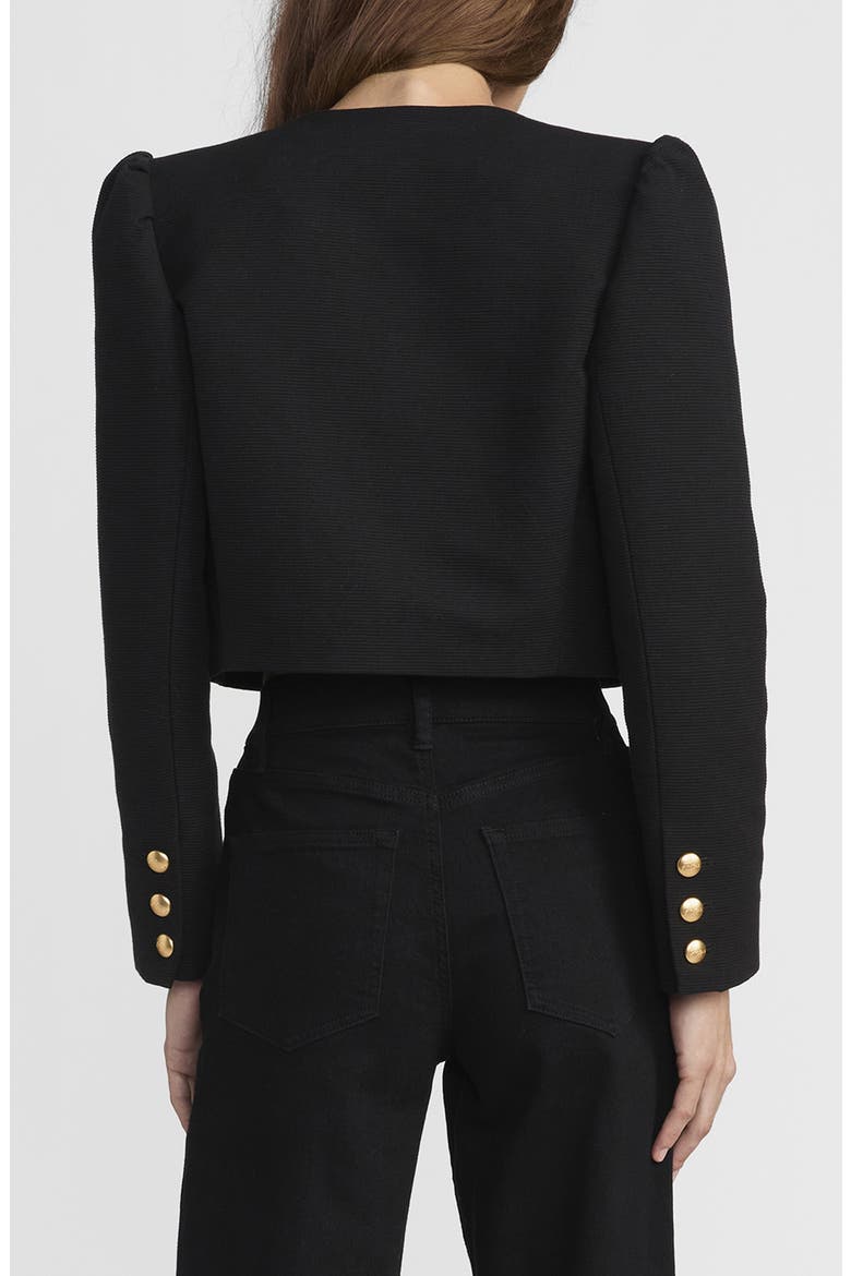 Ritz Nova Cropped Jacket, Alternate, color, BLACK