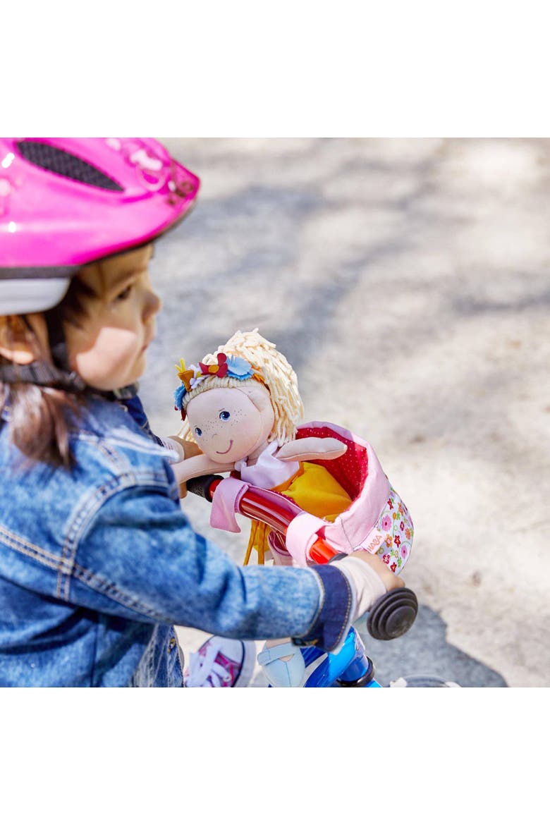 Soft Doll's Bike Seat Flower Meadow, Alternate, color, Pink Multi