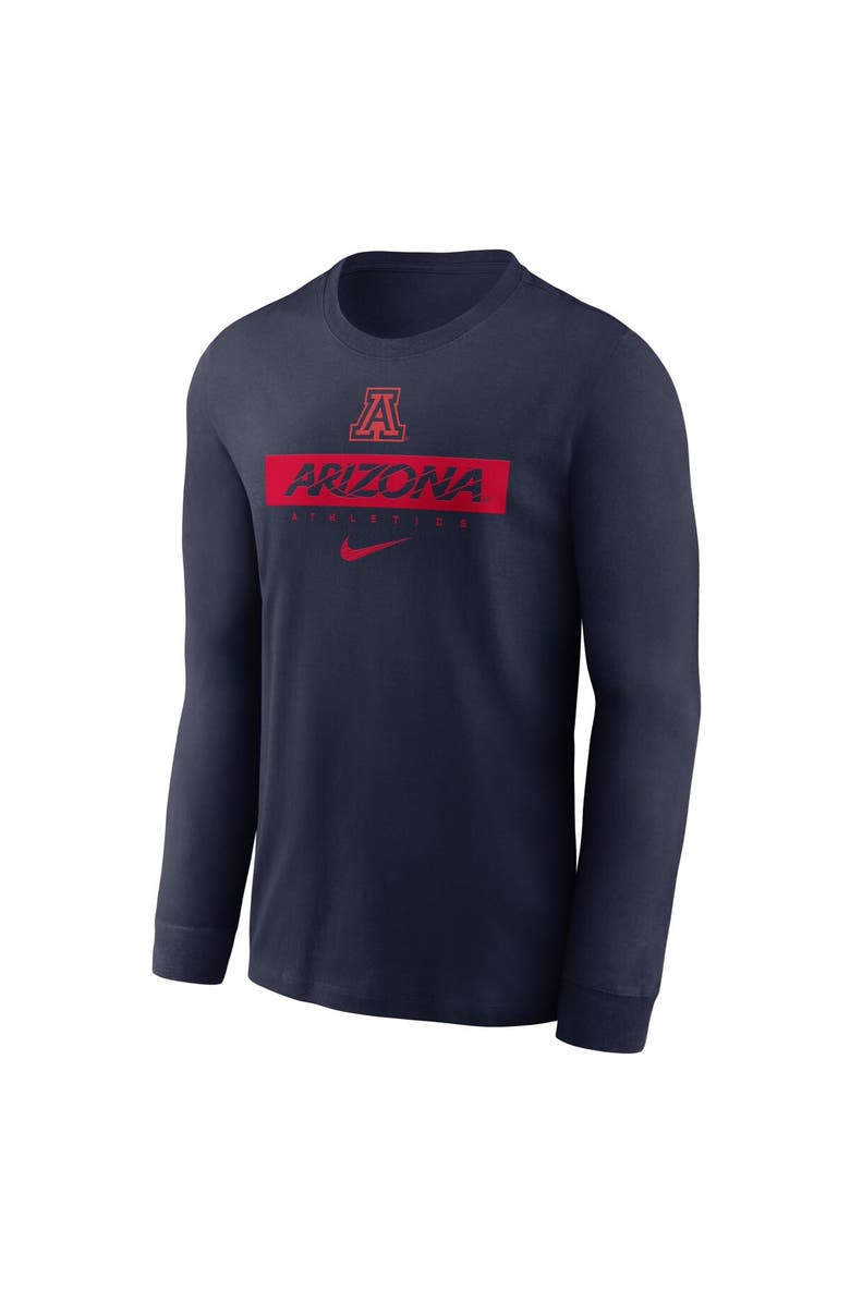 Nike Men's Nike Navy Arizona Wildcats 2024 Sideline Legend Performance Long Sleeve T-Shirt, Alternate, color, Navy