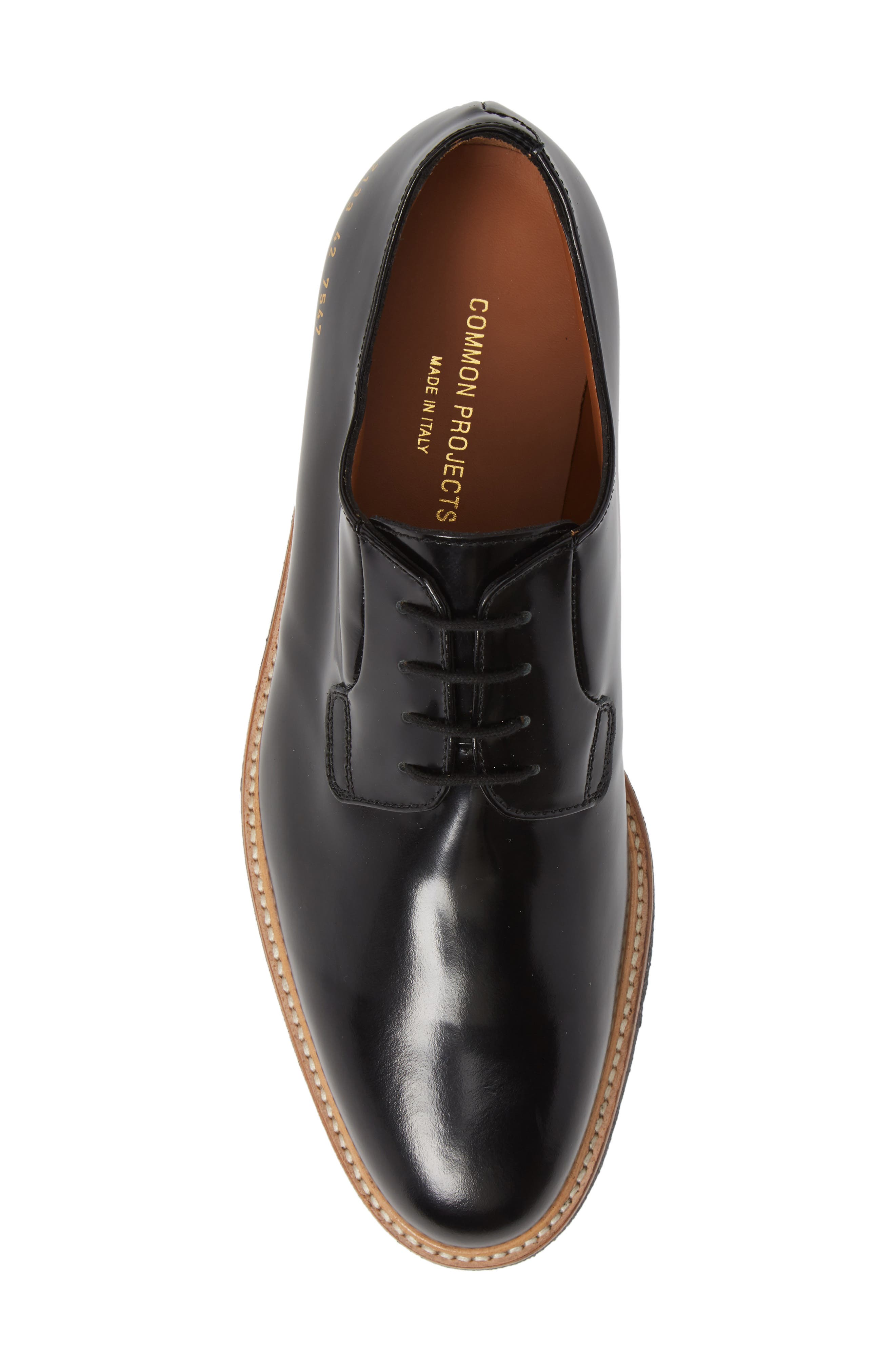 Plain Toe Derby, Alternate, color, BLACK SHINE