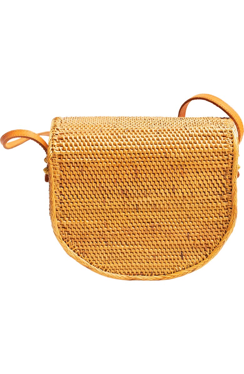 Jelavu Sedna Handwoven Rattan Saddle Bag, Alternate, color, Natural