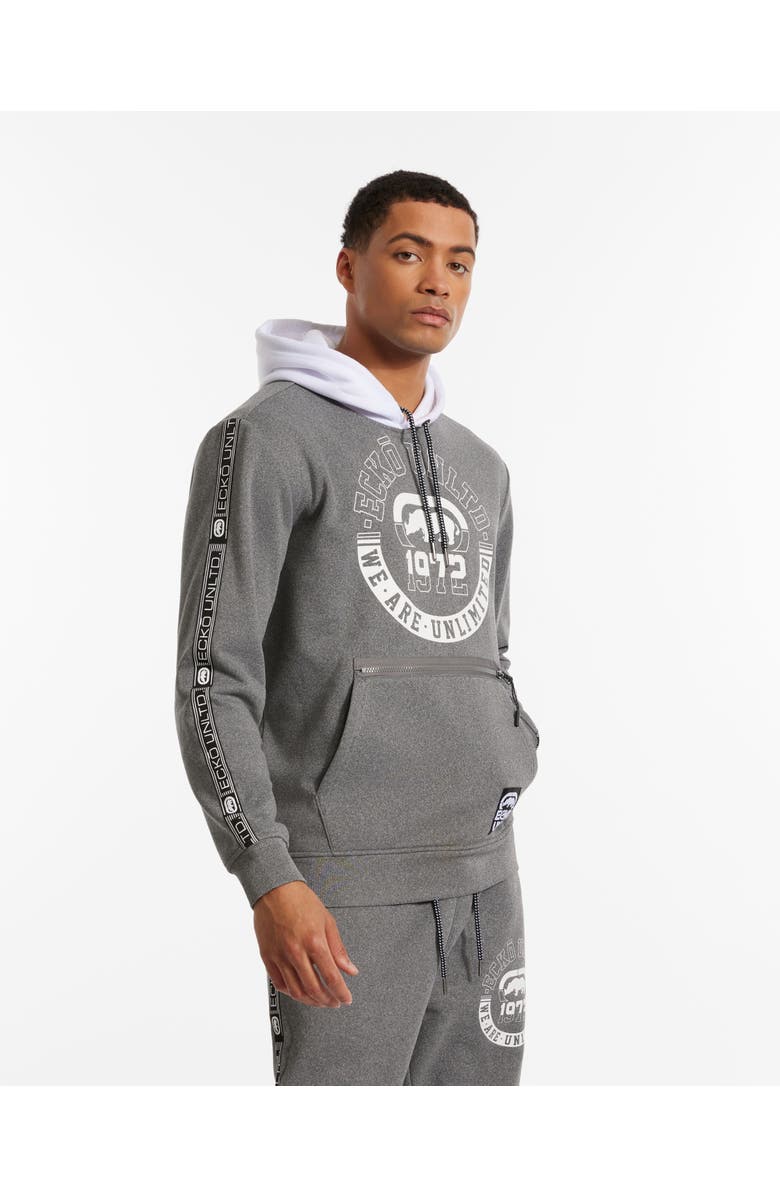 Ecko Unltd. Vibe Block Hoodie, Alternate, color, Marled Grey
