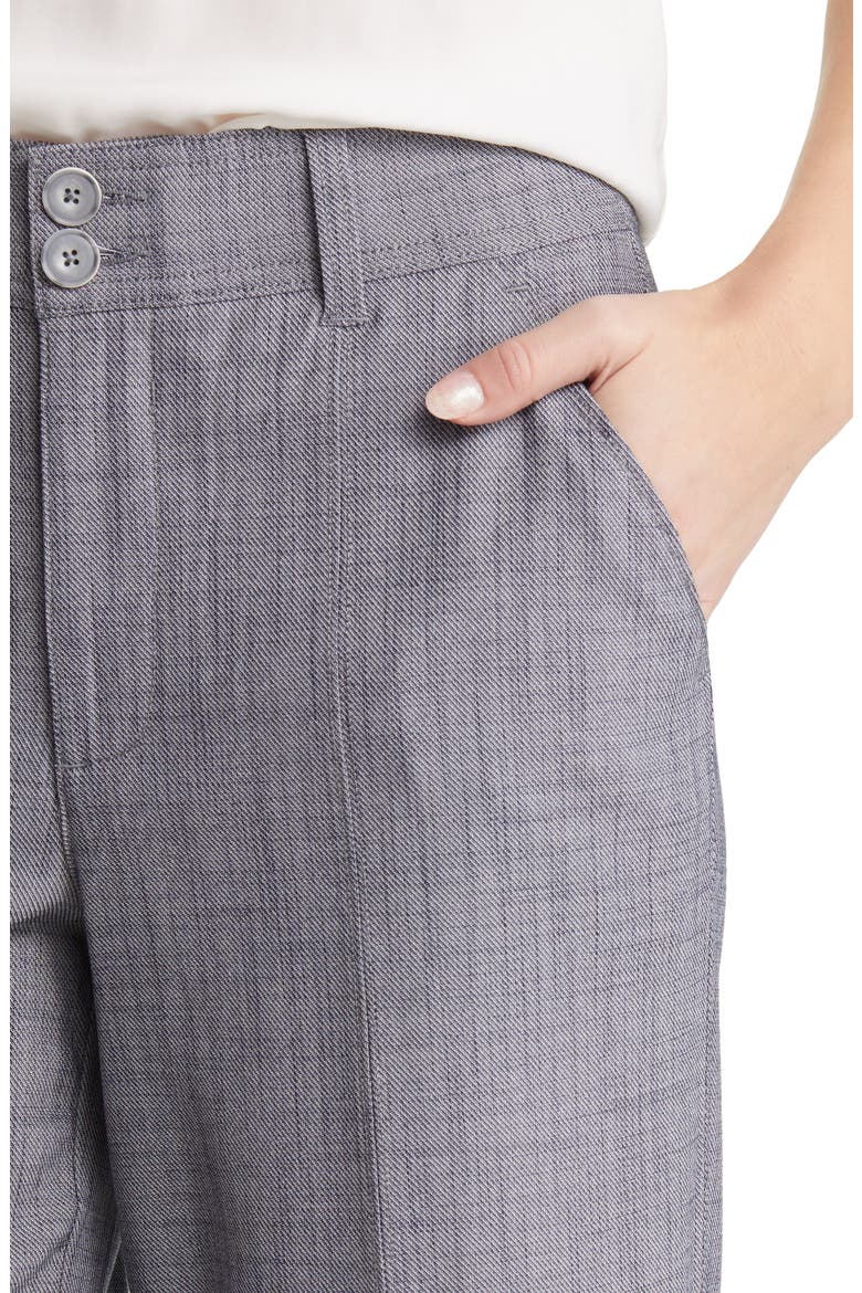 Skyrise Double Button Pants, Alternate, color, INDIGO