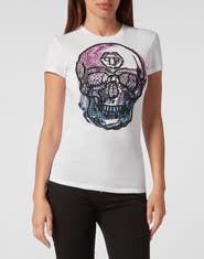PHILIPP PLEIN T-Shirt Round Neck Skull Women