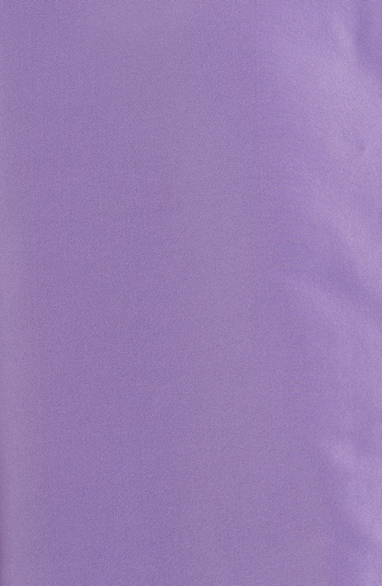 Valentino Oversize Silk Button-Up Top, Alternate, color,