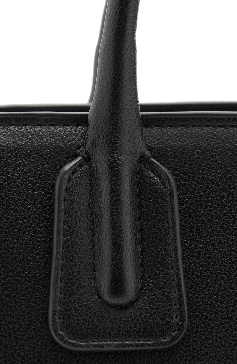 MANGO Faux Leather Bowling Bag, Alternate, color,