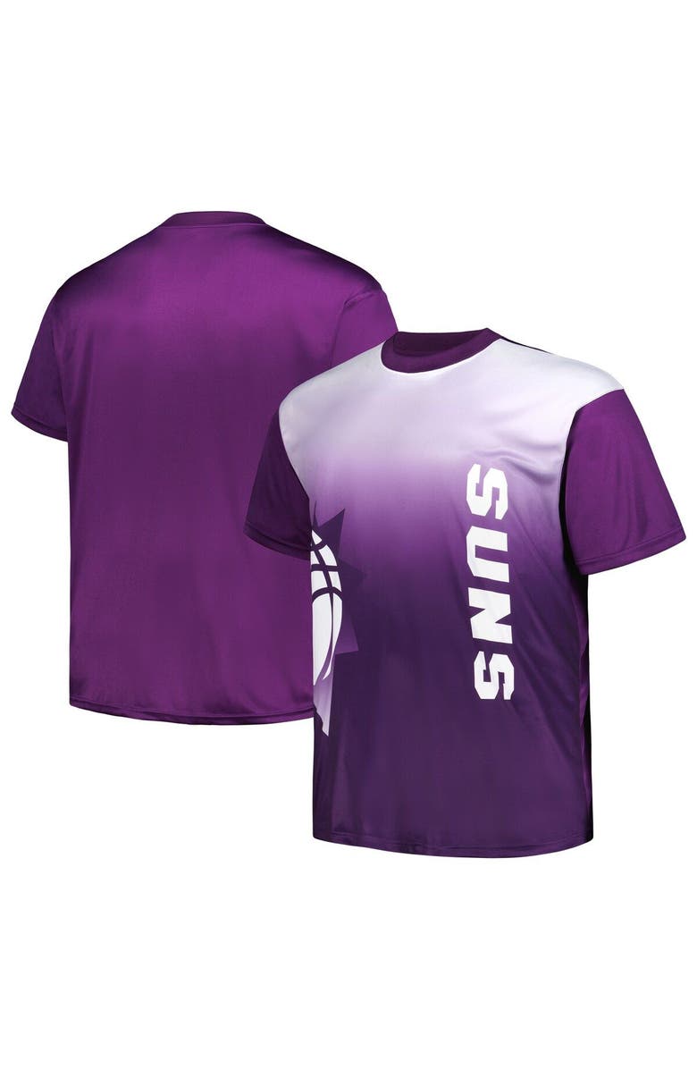 FANATICS Men's Purple Phoenix Suns Big & Tall Sublimated T-Shirt, Main, color, Purple