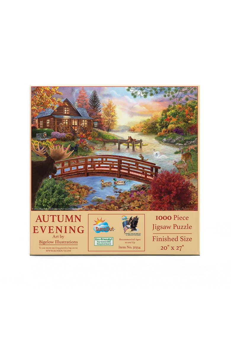 Autumn Evening 1000 piece Jigsaw Puzzle for Adults, Alternate, color, Multicolor