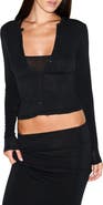 SKIMS Sheer Modal Blend Cardigan