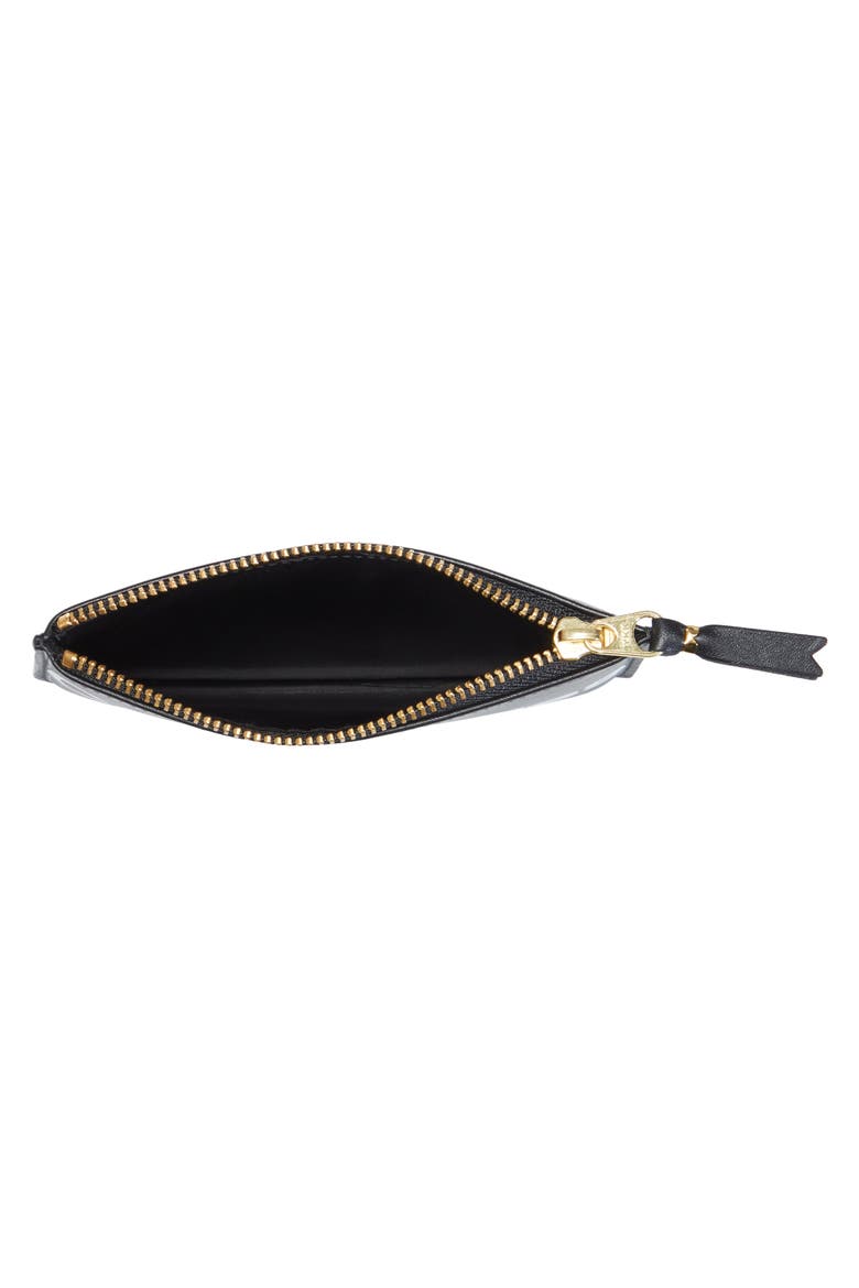Huge Logo Small Zip Pouch, Alternate, color, BLACK