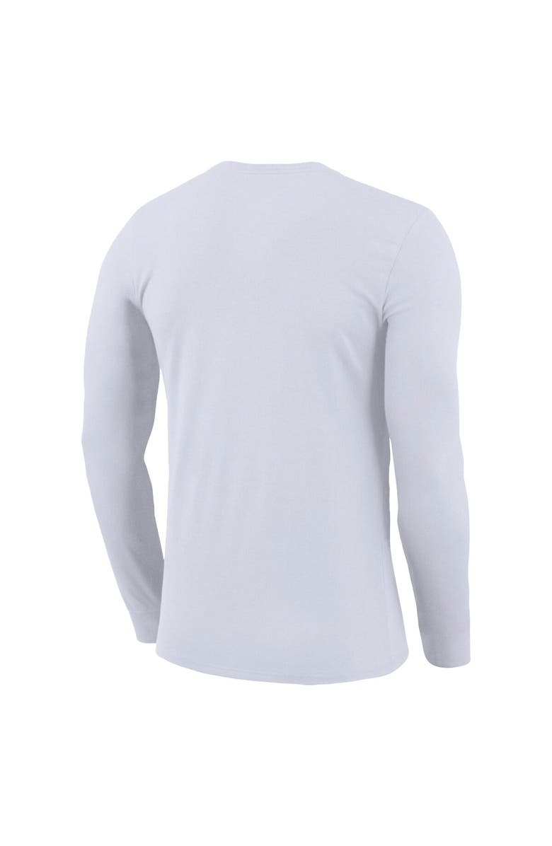 Nike Youth Nike White Vanderbilt Commodores 2025 On-Court Bench Long Sleeve T-Shirt, Alternate, color, 