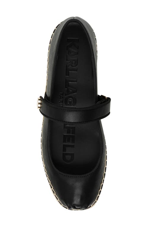 Shop Karl Lagerfeld Paris Mikai Mary Jane In Black