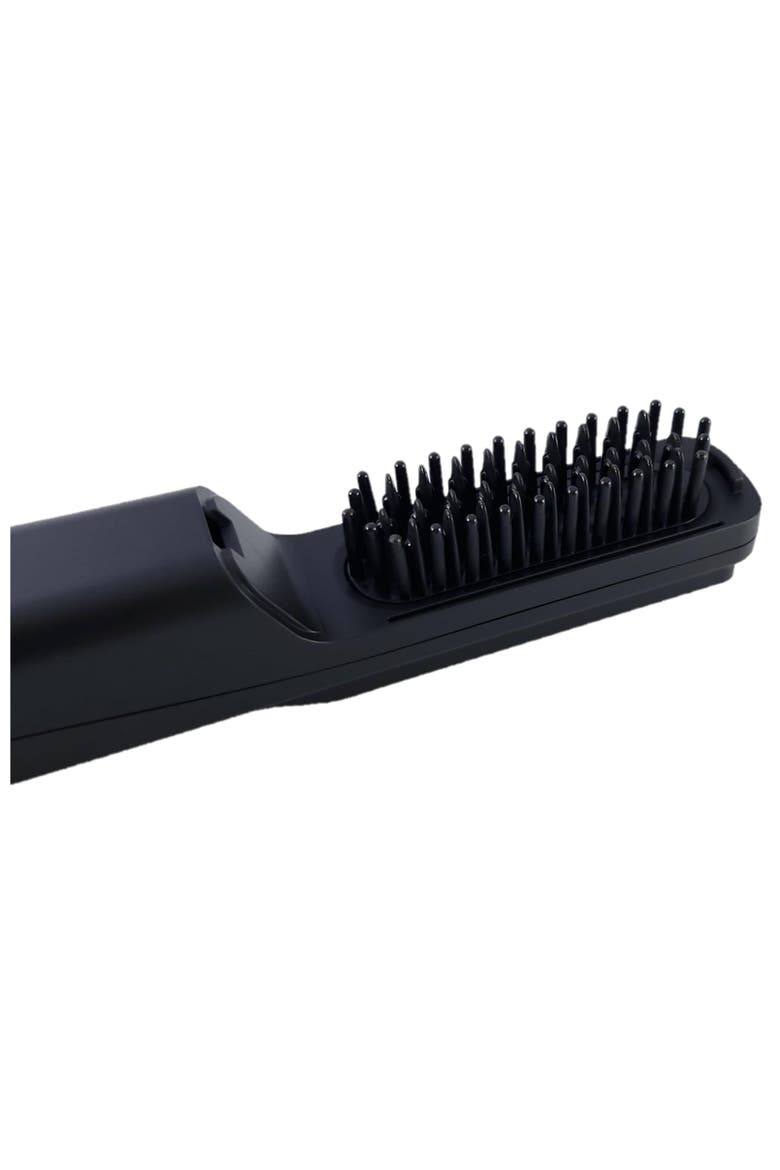 Heat Stroke Cordless Beard and Styling Hot Hair Brush, Alternate, color, Black
