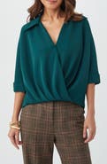 Trina Turk Otto Faux Wrap Top